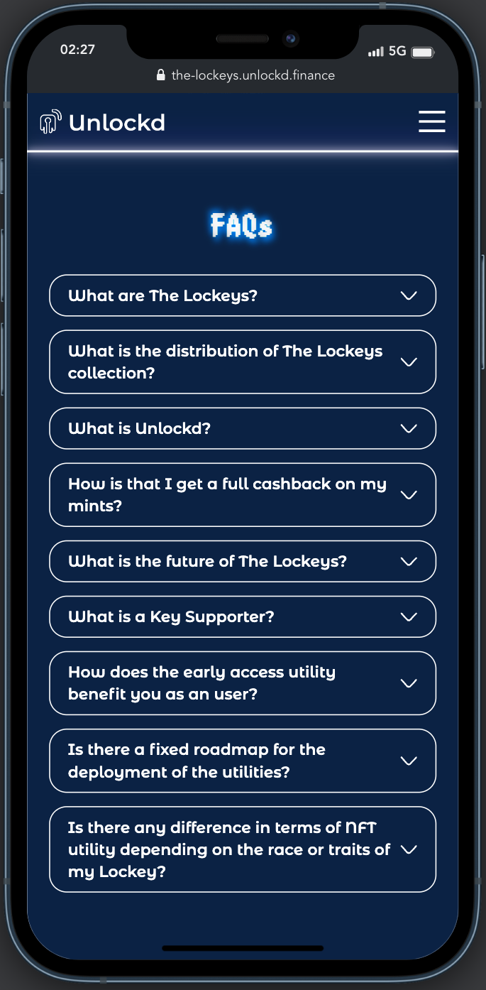 The Lockeys Mobile 8